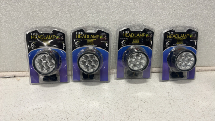 (4)7 LED Headlamps