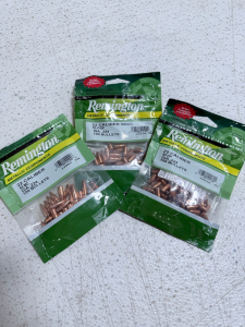 (3) Remington 22 CAL Bullets