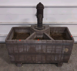 36&frac12;"x 16&frac12;"x 37" Garden Water Feature-3-Pot Planter