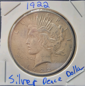 1922 Silver Peace Dollar