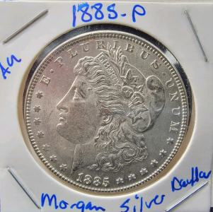 1885-P Morgan Silver Dollar