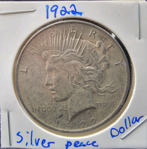 1922 Silver Peace Dollar