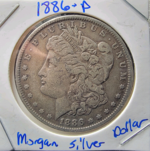 1886-P Morgan Silver Dollar