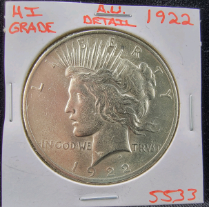 Hi Grade 1922 Silver Peace Dollar