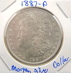 1887-P Morgan Silver Dollar