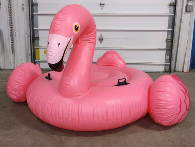 Approx. 6'x 7&frac12;'x 4'-Intex Mega Flamingo Island Inflatable Pool Float