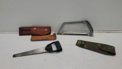 "Rare" Wyoming Saw And Uncle Mike's Two Sided Saw