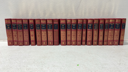 Franklin Library Oxford Press Deluxe Leather and 24k Gold Complete Collection Of Charles Dickens