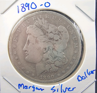 1890-O Morgan Silver Dollar