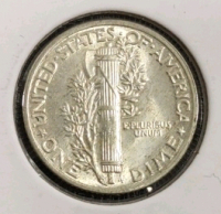 1942 MS66 Gem Silver Mercury Dime - 2