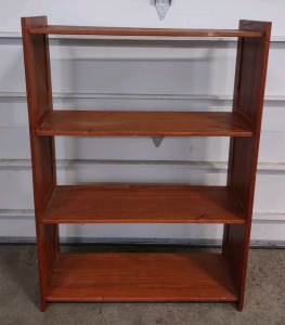 (1) 32"x 13"x 45" 4-Teir Wooden Bookshelf