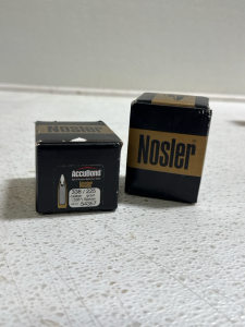 (2) Nosler AccuBond .338 caliber 225 grain Spitzer bullets 50ct.