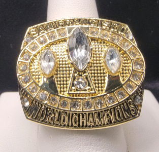 Replica 1988 Rice S.F. 49ers Super Bowl Championship Ring