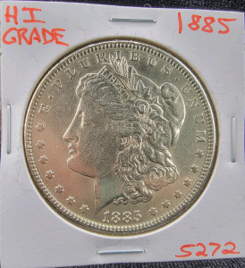 Hi Grade 1885 Morgan Silver Dollar