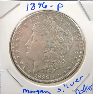 1896-P Morgan Silver Dollar
