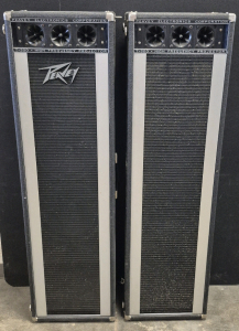 (2) Peavey T-300 High Frequency Projector Speakers (56 1\2" H) Good Shape Very Heavy