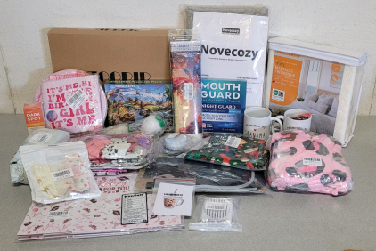 Blue Zoopip Fireproof File Organizer, Queen Mattress Protector, Curtians, Party Supplies, And More