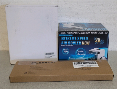 Extreme Speed Air Cooler, Otloomtbt 14" Bolt Cuttera, And Steel Key Storage Lock Box
