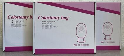 (3) Boxes Of 20Pc Colostomy Bags