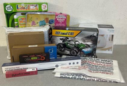 Off Road Racing Car, Children&rsquo;s Toys, Munchkin Warm Glow Wipe Warmer, Hummingbird Feeder, Kitchen Tong, Thermometer, Cutlery & More