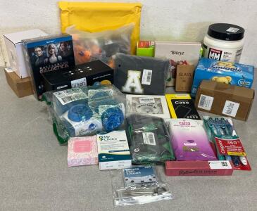 Bolt Organic Energy Chews, Pro Series Protein Powder, Snuggle Dryer Sheets, Tote Bag, Screen Cleaner, Battlestar Galactica Blue Ray Set & More