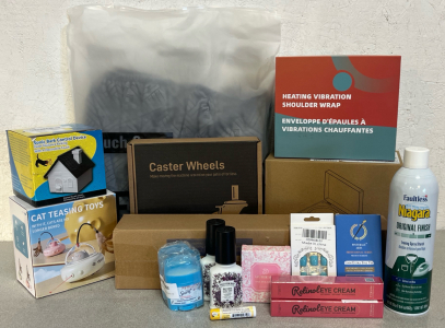 Retro Portable CD Player, Heating Vibration Shoulder Wrap, Couch Cushion Covers, 3" Swivel Caster Wheels for Blackstone Griddle Stand, Black Curtains (48-84&rdquo;), Sonic Bark Control Device, Cat Toy & More