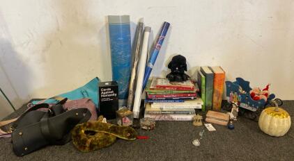 Fun Bundle Including Hardback Harry Potter Books, Decor, Cards Against Humanity, Juicy Couture Purse, Posters And More