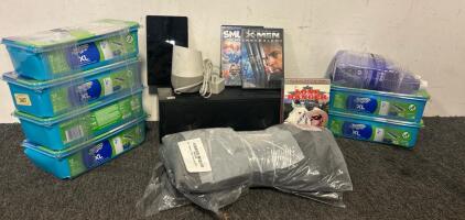 Comfy Timr With A Side Of Cleaning- Including Samsung IPad, Many Movies Including X-Men And Smurfs Lost Village, Swiffet XL Wet Cloths, Savage X Fenty Womans Robe, Boston Speaker, And More