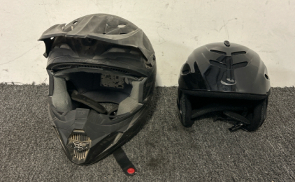 Ready, Set, Go- Including A Fly Racing Kinetic Impulse Helment And A Small Snowboard Helment