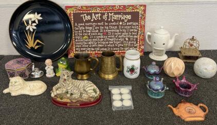 The Art of Marriage Picture, Cat Figurines, Tea Light Candles, And So Much More!!!