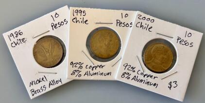 (3) Chilean Pesos: 1986/ 1995/ 2000