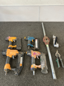 (4) Nail Guns & Hand Tools