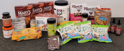 Snacks! Including Newman O's, Munk Pack Nut And Seed Bars, Dietary Supplements, Protein Powder, And More