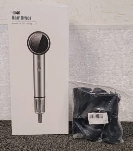 HD 40 Brushless Motor Hair Dryer And Universal Blow Dryer Attachments