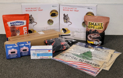 Mouse Trap, Snake Repellent, Squirrel Repellent, Hiking Poles, Skid Fusion Metal-Moto Motorcycle, And More