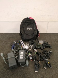 Xbox Controllers and Nintendo cube controller and Xbox plugs