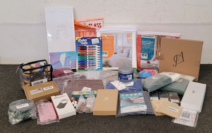 Twin XL Microfiber Sheet Set, Queen Mattress Cover, Swim Suit Cover, Tempered Glass Protective Film, And More