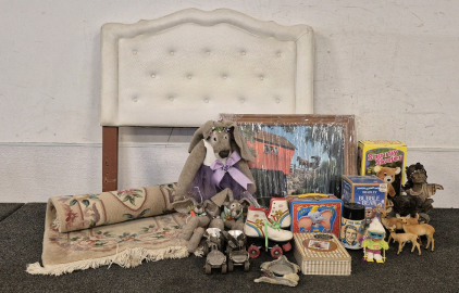 Cute Head Bored(H39"&times;W35 1\2") Super Cute Rug(4ft), Painting(Paul Detlefren), Sammy Skates Roller Skating Bear, Bubble Bear, Never Opened Teddy Bear Note Cards and Envelopes, Dumbo Tin, Vintage Car Bear Kids Skates, Vintage Over the Shoes Kids Skates, V