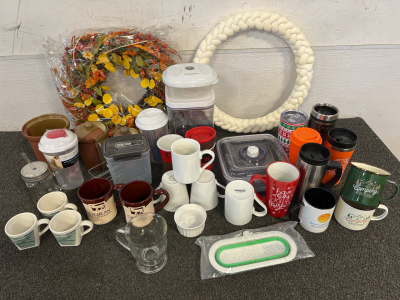 Kitchen Containers, Coffee Mugs and So Much More!!!