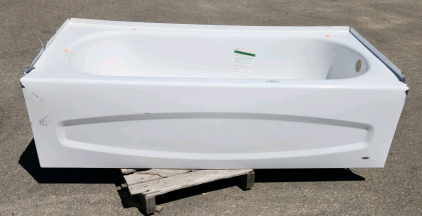 Right Drain Cast Iron Tub 60"x30"