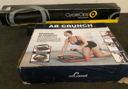 Ab Crunch Training Mat And An Aerobic Stepper