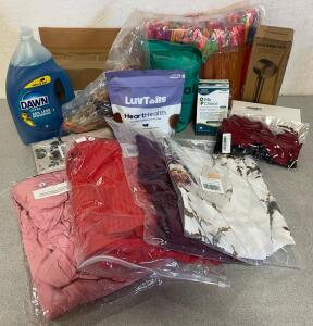 Quick Fill Water Balloons, Dawn Dish Soap Refill Size, Stainless Steel Shower Head, Women&rsquo;s Maternity Dress (L), Women's Loungewear Set (L), Dog Treats, Shower Steamers & More