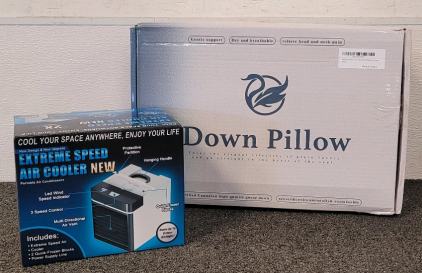 Shilucheng White Goose Down Pillow And Extreme Speed Air Cooler