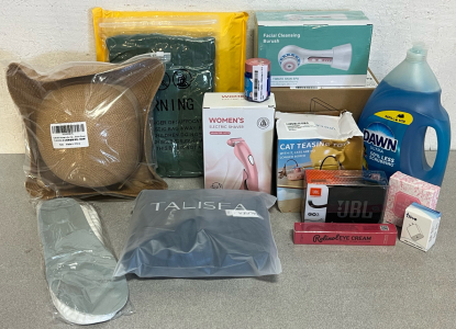 Retro Portable CD Player, Facial Cleansing Brush, Womens Electric Shaver, JBL Speaker, Dawn Dish Soap Refill Size & More