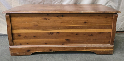 Antique Wood Trunk