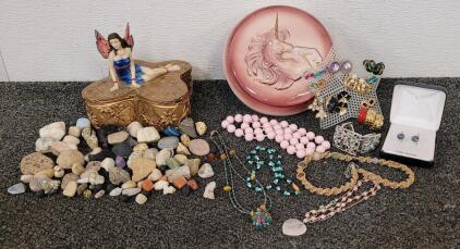 Jewelry, Rocks, And Trinket Boxes