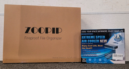 Extreme Speed Air Cooler And Zoopip Fire Proof File Organizer