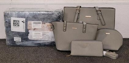 Pure Cozy Shag, 8x10, Plush Rug And Love Match Leather Handbags