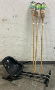 3 Bamboo Yard Torch 57-Inch And A Kart Buggy