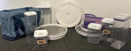 Kitchen Starter Pack- Including Lazy Susan&rsquo;s, Conainers, And Cooler Bags